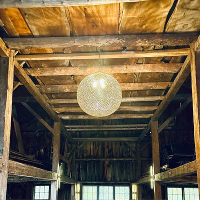 BRASS CEILING LIGHT , LOUZ